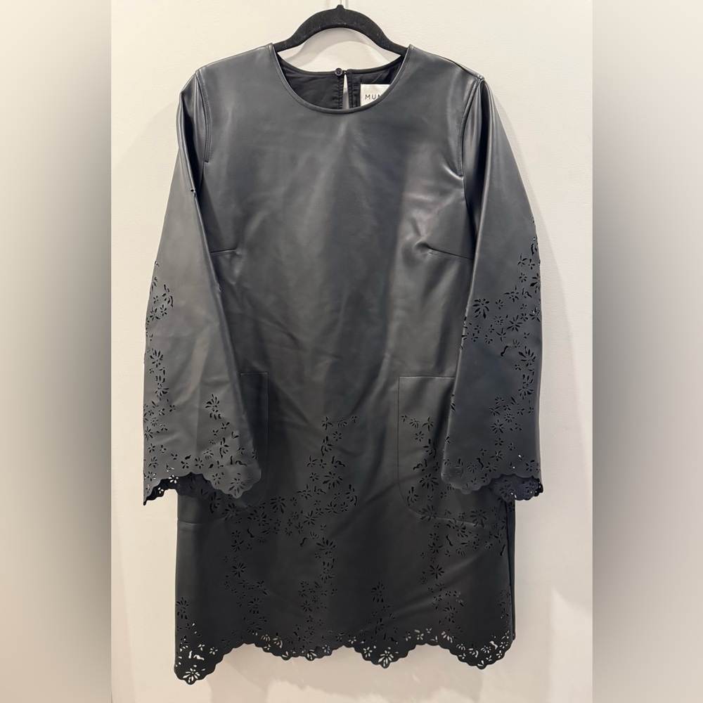 Munthe Meggali Vegan Leather Dress NWOT